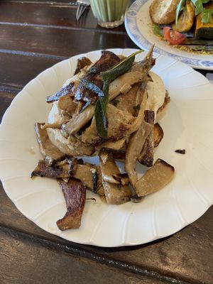 Miso mushroom (ask for vegan version)  at Hallowed Grounds Espresso in Mount Gravatt