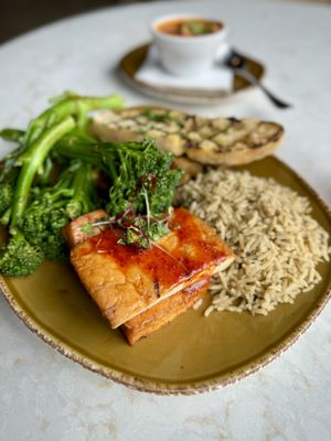 Chili Glazed Grilled Tofu and Plant-Based Sides   at Urban Plates in Manhattan Beach