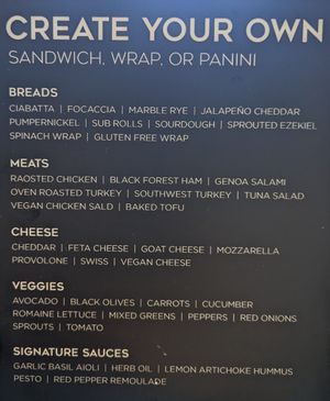 ingredients at Heath's Natural Foods in New Smyrna Beach