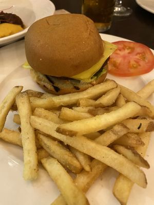 Plant based burger  at Ghillie Dhu in Edinburgh