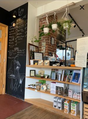 Interior & menu at O Café Nordik - Maybe closed in Sherbrooke