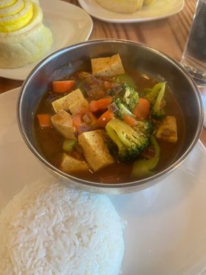 tsel tofu at Tibetan Kitchen in New Haven
