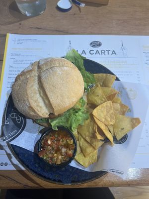 Hamburguesa Vegana   at La Tasca de Don José Plaza del Castillo in Pamplona