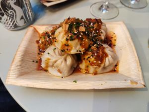 Momos at Haus am Fluss in Zurich