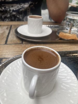 Turkish coffeee  at Olive Garden in Istanbul
