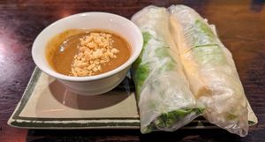 Vegetarian Salad Rolls at Pho Zen in Happy Valley