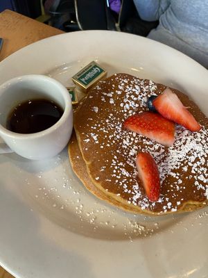 Sweet Potato Pancakes (VEG) at Busboys and Poets - Shirlington in Arlington