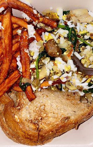 Vegan Scramble  #Veganuary at Busboys and Poets - Shirlington in Arlington