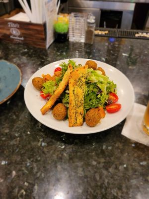 Falafel Salad at Busboys and Poets - Shirlington in Arlington