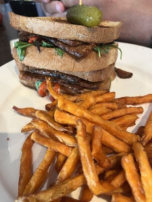 Tempeh sandwich  at Busboys and Poets - Shirlington in Arlington