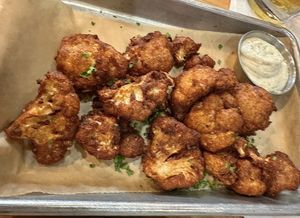 Vegan breaded cauli   at Busboys and Poets - Shirlington in Arlington