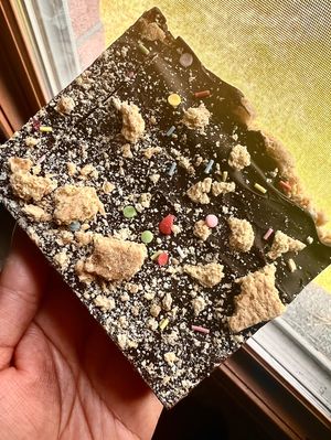 Vegan S’mores bar. So good!!   at Ruthie Roux Bakery - Pop Up in Dayton