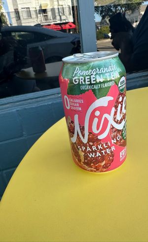 Lots of vegan drinks and snacks  at Island Savoy Market in Alameda