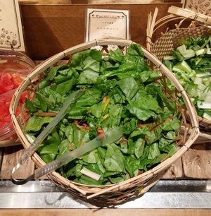 Swiss Chard at Miyakoyasai Kamo Karasuma in Kyoto