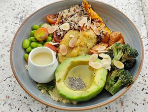 Big daddy is also vegan  at Paperhills in Kintamani