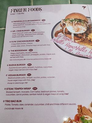 Menu 2 - September 2024 at Paperhills in Kintamani