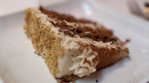 Carrot Cake at Peacefood Cafe - Downtown in New York City