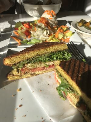 Anything with pesto..sign me up! at Peacefood Cafe - Downtown in New York City