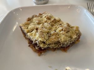 Raspberry Bar - Sweet endings   at Peacefood Cafe - Downtown in New York City