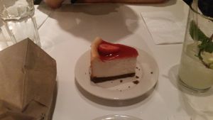 Cheesecake at Peacefood Cafe - Downtown in New York City