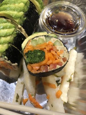 Raw sushi   at Peacefood Cafe - Downtown in New York City