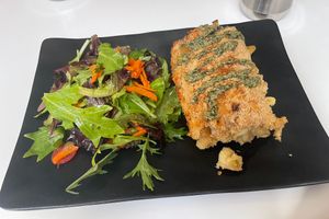 Mac and cheese  at Peacefood Cafe - Downtown in New York City