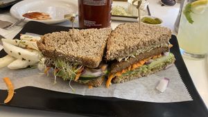 Miso Sandwich  at Peacefood Cafe - Downtown in New York City