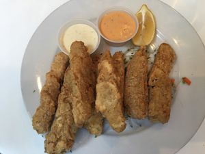 unchicken  at Peacefood Cafe - Downtown in New York City