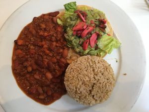 Charlie Brown rice at Peacefood Cafe - Downtown in New York City