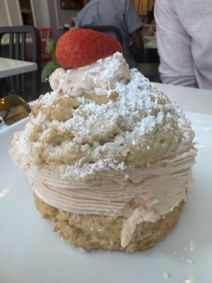 Strawberry shortcake   at Peacefood Cafe - Downtown in New York City