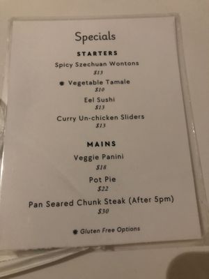 Menu   at Peacefood Cafe - Downtown in New York City