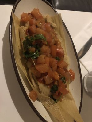 Vegetable tamale gluten free   at Peacefood Cafe - Downtown in New York City
