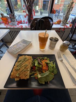 Mac n cheese!  at Peacefood Cafe - Downtown in New York City