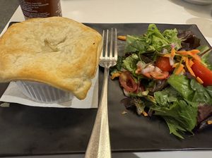 Pot pie reminded me of what my mom used to make (but this is better bc vegan!) 🌱   at Peacefood Cafe - Downtown in New York City