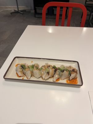Szechuan wonton (lunar new year menu)  at Peacefood Cafe - Downtown in New York City