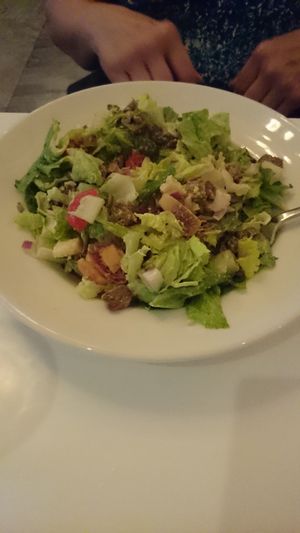 Cessar salad  at Peacefood Cafe - Downtown in New York City