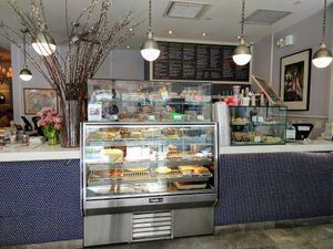 Entrance at Peacefood Cafe - Downtown in New York City