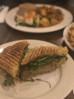 Tempeh Sandwich at Peacefood Cafe - Downtown in New York City