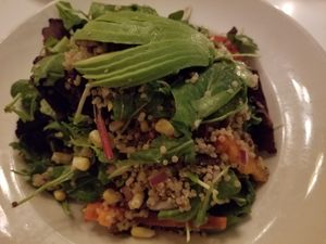 Fluffy Quinoa Salad - Delicious & Fresh & Vegan. :) at Peacefood Cafe - Downtown in New York City