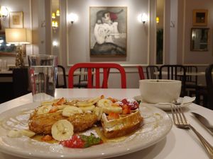 Nice atmosphere at Peacefood Cafe - Downtown in New York City