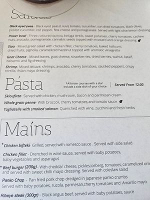 Pasta at Stoa Urban Kitchen in Limassol