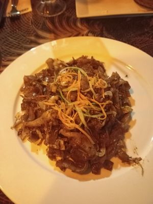 Fried noodles at Ombak Cafe  in Perhentian Islands