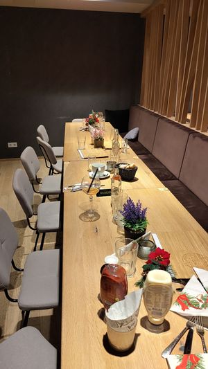 Our table at Buddy Restaurant & Bar in Dillingen