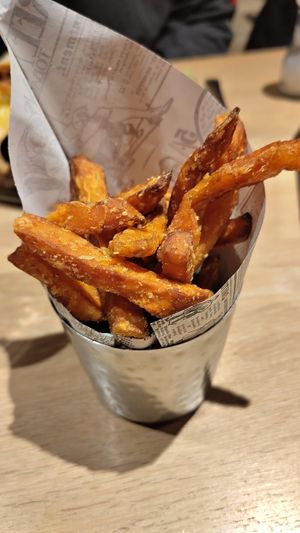 Sweet potato fries at Buddy Restaurant & Bar in Dillingen