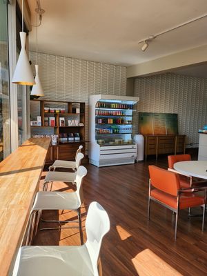 Inside at Mea Cuppa Coffee Lounge in Charleston