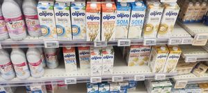 More vegan milk alternatives at CONAD in Albissola Marina