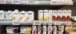 More vegan milk alternatives at CONAD in Albissola Marina