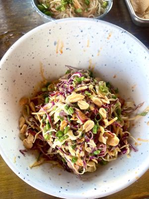 Chilled ginger noodle salad   at Loro - East Dallas  in Dallas