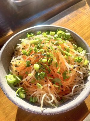 Sesame rice noodles   at Loro - East Dallas  in Dallas