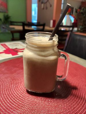 Cookie Shake with oatmilk at iCreate Cafe in Pottstown